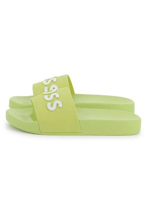Ciabatte con logo HUGO BOSS KIDS | J51643607